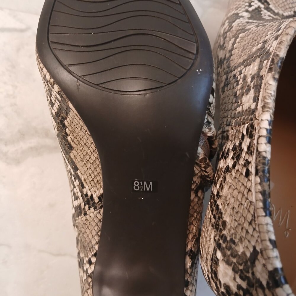 Impo Faux Snakeskin Booties 8.5 - Picture 5 of 5